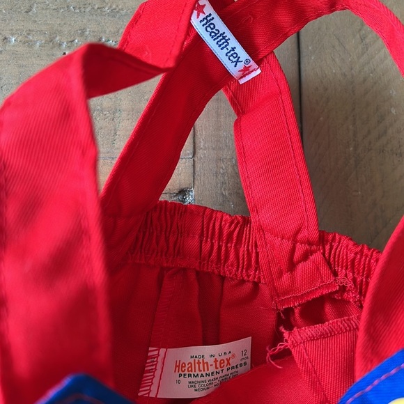 Health Tex vintage red airplane overalls nwt - Picture 5 of 6